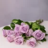 بوكيه ورد بنفسجي فاتح طبيعي - 10 ورود مميزة من ورد روزا