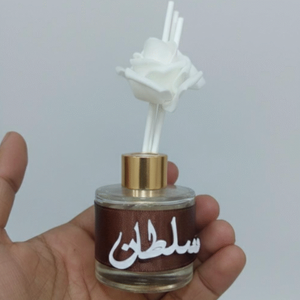 توزيعات فواحات أعواد – 12 قطعة مع تنسيق واسم واللون حسب الطلب