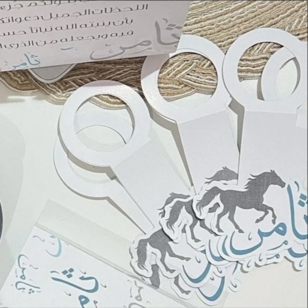 ثيم تعليقات مياه – 12 قطعة بتصميم أنيق مخصص من ورد روز